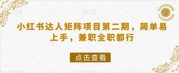 小红书达人矩阵项目第二期，简单易上手，兼职全职都行-虫2小屋