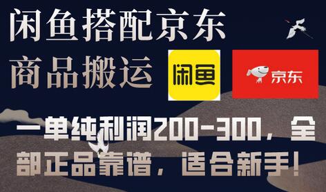 闲鱼搭配京东备份库搬运，一单纯利润200-300，全部正品靠谱，适合新手！-虫2小屋