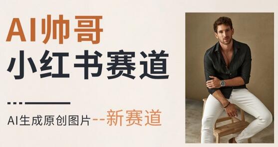 AI一键生成帅哥，新思路新赛道，涨粉迅速，轻松月入过万-虫2小屋