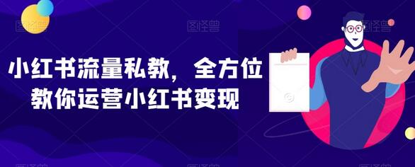 小红书流量私教，全方位教你运营小红书变现-虫2小屋