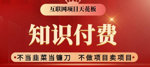 2024互联网项目天花板，新手小白也可以通过知识付费月入10W，实现财富自由-虫2小屋