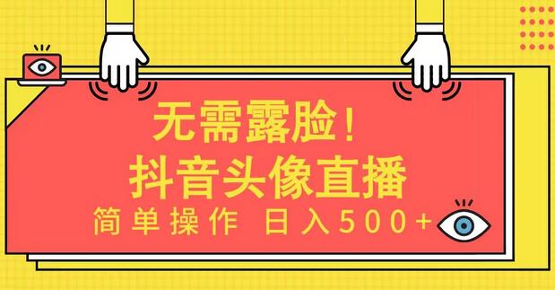 无需露脸！Ai头像直播项目，简单操作日入500+！-虫2小屋
