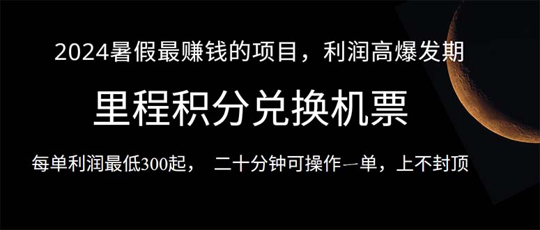 （10995期）2024暑假最暴利的项目，目前做的人很少，一单利润300+，二十多分钟可操…-虫2小屋