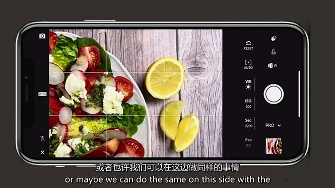 （11073期）iPhone 美食摄影-掌握美食摄影造型-构图和编辑艺术-21节课-中英字幕-虫2小屋