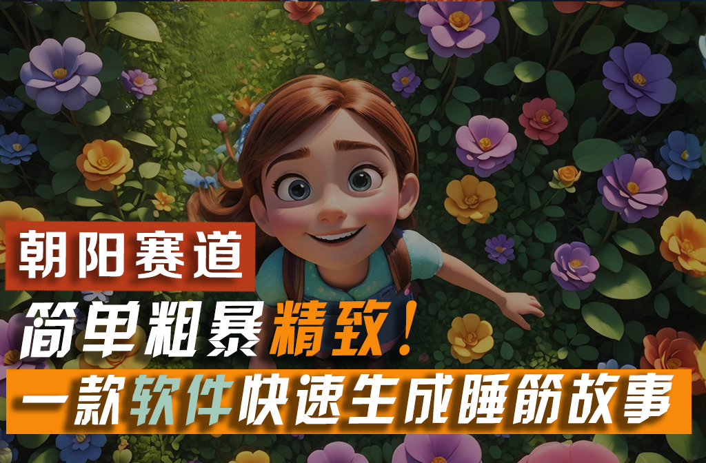 （11405期）利用一款软件5分钟一条爆款睡筋故事，简单粗暴精致！小白月入2w+-虫2小屋