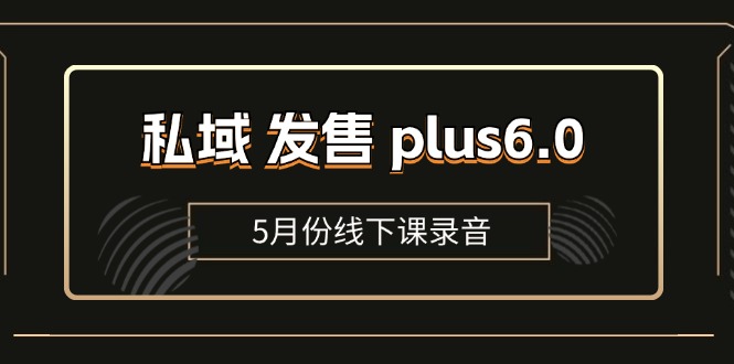 （11612期）私域 发售 plus6.0【5月份线下课录音】/全域套装 sop流程包，社群发售…-虫2小屋
