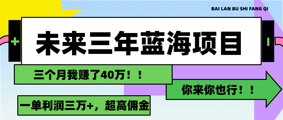 （11716期）未来三年，蓝海赛道，月入3万+-虫2小屋