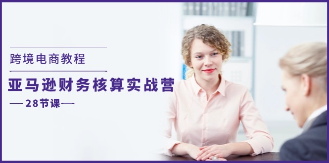 （11706期）跨境电商教程：亚马逊-财务核算实战营（28节课）-虫2小屋