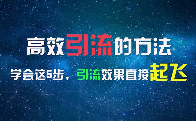 （11776期）高效引流的方法，可以帮助你日引300+创业粉，一年轻松收入30万，比打工强-虫2小屋
