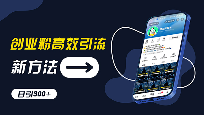 （11890期）创业粉高效引流，抖音工具号玩法，日引300+，不要成为学习高手，要成为…-虫2小屋
