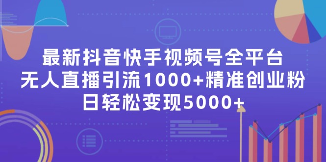 （11970期）最新抖音快手视频号全平台无人直播引流1000+精准创业粉，日轻松变现5000+-虫2小屋