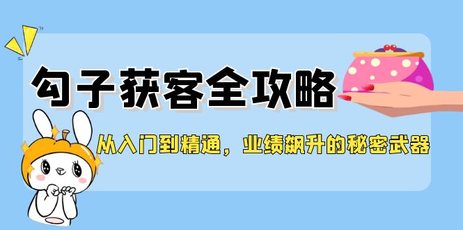 （12247期）从入门到精通，勾子获客全攻略，业绩飙升的秘密武器-虫2小屋