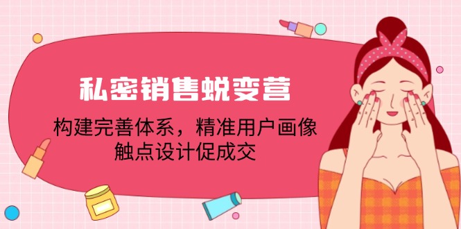 （12436期）私密销售蜕变营：构建完善体系，精准用户画像，触点设计促成交-虫2小屋