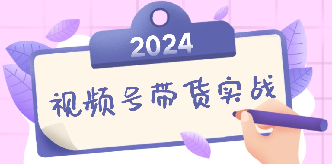 （12612期）2024视频号最新带货实战课：无人直播/书单号卖货/个人IP口播 (附资料素材)-虫2小屋
