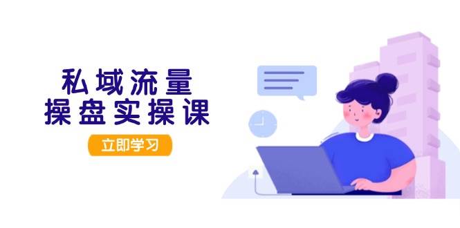 私域流量操盘实操课，从用户调研到成交变现，打造可落地的私域引流策略-虫2小屋
