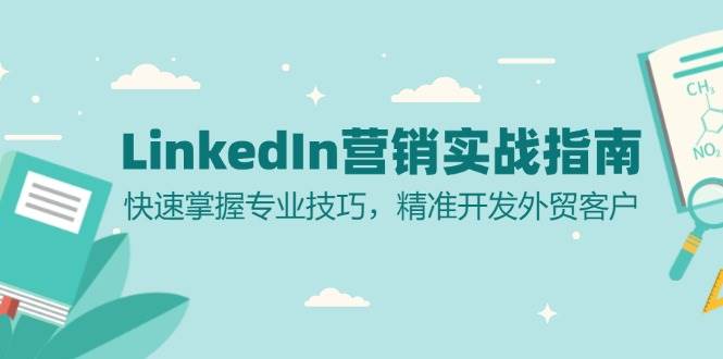 （13147期）LinkedIn 营销实战指南：快速掌握专业技巧，精准开发外贸客户-虫2小屋