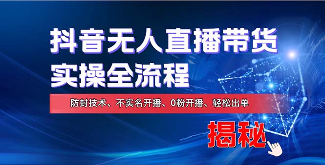 （13001期）在线赚钱新途径：如何用抖音无人直播实现财务自由，全套实操流程，含…-虫2小屋