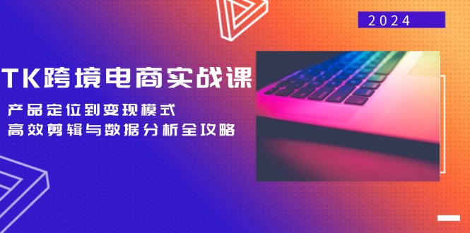 （12783期）TK跨境电商实战课：产品定位到变现模式，高效剪辑与数据分析全攻略-虫2小屋