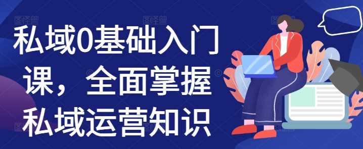 私域0基础入门课，全面掌握私域运营知识-虫2小屋