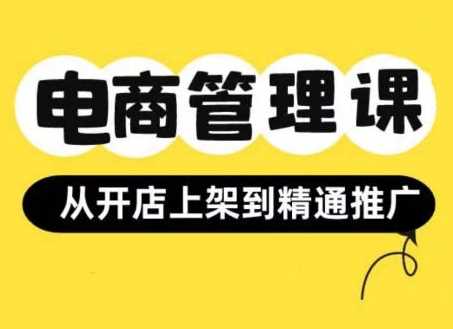 小红书&闲鱼开店从开店上架到精通推广，电商管理课-虫2小屋