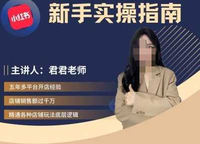 君君-小红书电商从入门到精通，新手实操指南-虫2小屋