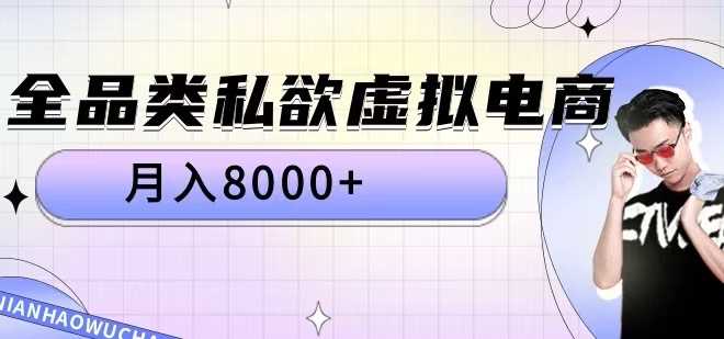 全品类私欲虚拟电商，月入8000+【揭秘】-虫2小屋