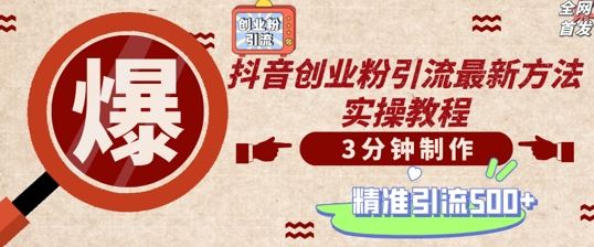 轻松制作创业类视频，一天被动加精准创业粉500+【揭秘】-虫2小屋