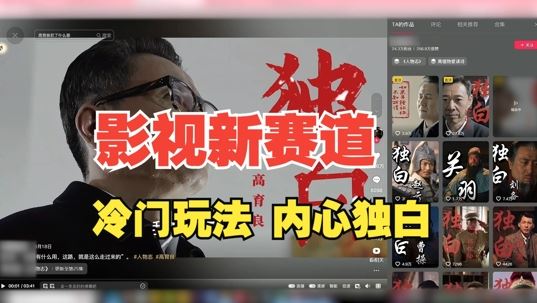 最新影视解说玩法，人物独白，30天涨粉24万+，全流程拆解【揭秘】-虫2小屋