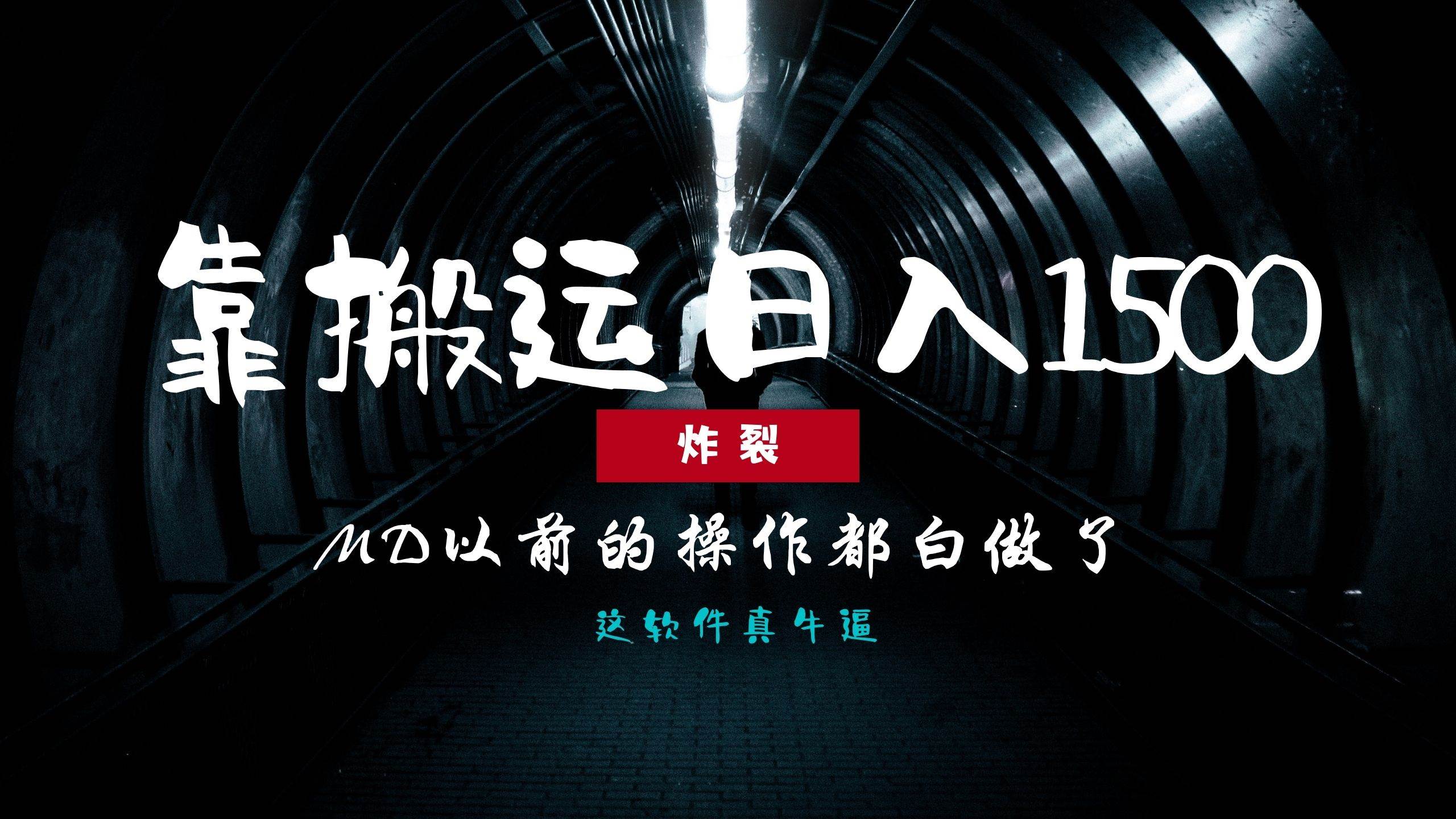 （13568期）炸裂！0基础搬运也能批量日赚1500+，以前的操作都白做了！-虫2小屋