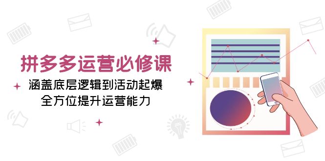 （13647期）拼多多运营必修课：涵盖底层逻辑到活动起爆，全方位提升运营能力-虫2小屋