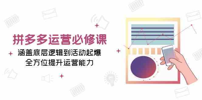 拼多多运营必修课：涵盖底层逻辑到活动起爆，全方位提升运营能力-虫2小屋
