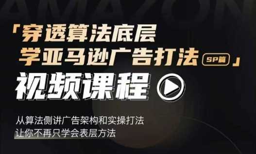 穿透算法底层，学亚马逊广告打法SP篇，从算法侧讲广告架构和实操打法，让你不再只学会表层方法-虫2小屋