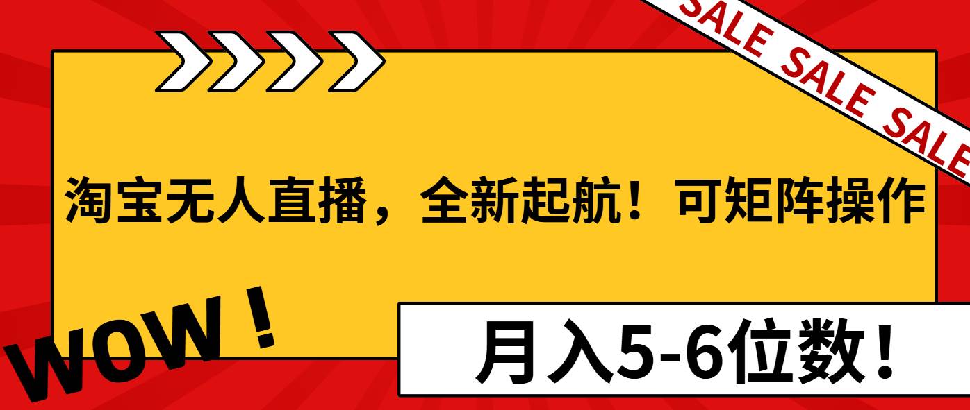 （13946期）淘宝无人直播，全新起航！可矩阵操作，月入5-6位数！-虫2小屋
