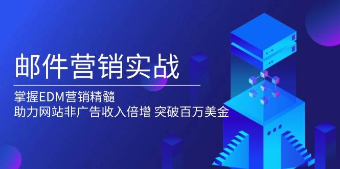 （13954期）邮件营销实战，掌握EDM营销精髓，助力网站非广告收入倍增，突破百万美金-虫2站点