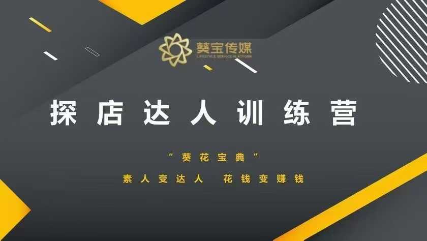 探店达人训练营，素人变达人，花钱变赚钱-虫2小屋