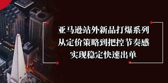 亚马逊站外新品打爆系列，从定价策略到把控节奏感，实现稳定快速出单-虫2站点