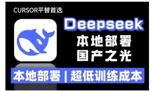 2025年deepseek R1 大型模型本地安装部署(文件+教程)本地部署，超低训练成本-虫2小屋