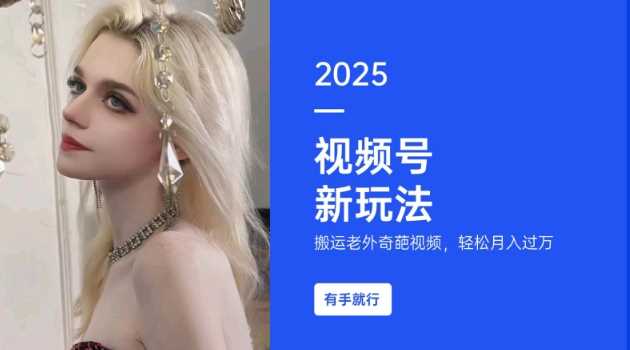 搬运老外奇葩视频，撸视频号分成计划收益，每天只需一小时，新手小白轻松月入过W-虫2小屋