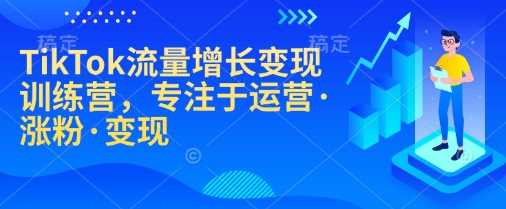 TikTok流量增长变现训练营，专注于运营·涨粉·变现-虫2小屋