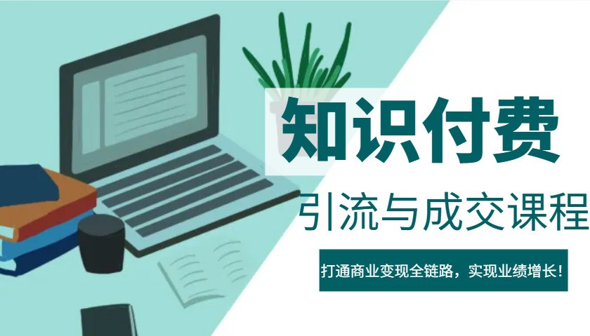 IP合伙人知识付费虚拟项目，引流与成交课程，打通商业变现全链路，实现业绩增长！-虫2小屋