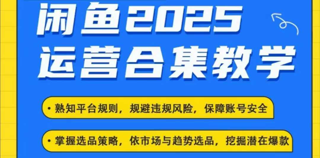 2025闲鱼电商运营全集，2025最新咸鱼玩法-虫2小屋