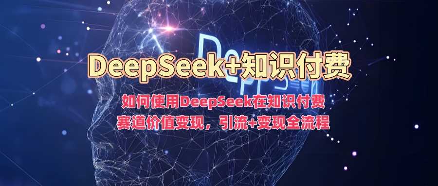 如何使用DeepSeek在知识付费赛道价值变现，引流+变现全流程-虫2小屋