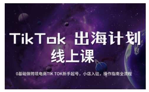 TikTok跨境电商新手起号与运营全攻略，0基础做跨境电商TIKTOK新手起号，小店入驻，操作指南全流程-虫2小屋