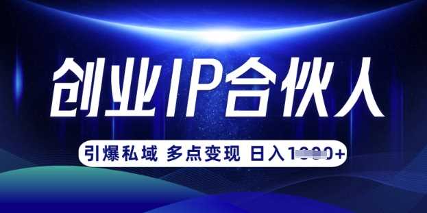 云帆·创业ip合伙人打造3.0，从0到1教你做网创，实现月入过W-虫2小屋