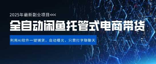 【闲鱼全自动电商带货】三年磨一剑，一朝露锋芒，长期稳定项目，单日稳定变现5张【揭秘】-虫2小屋