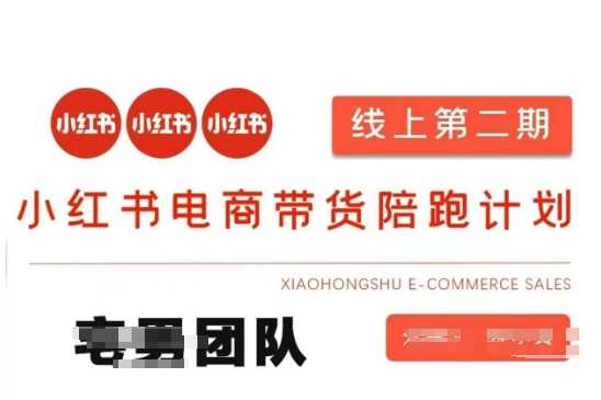 小红书电商带货课2期，月利润20个的小红书电商的有货源，无货源，虚拟产品，付费投流等整套玩法-虫2小屋