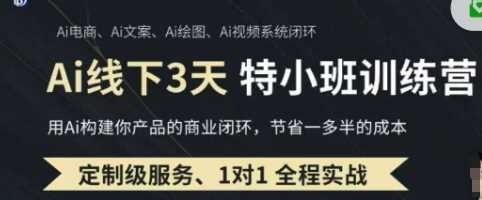 AI实操培训第20-21期线下，0基础保姆级教程，3月最新整理，企业获客、降本增效、打造超级个体-虫2小屋